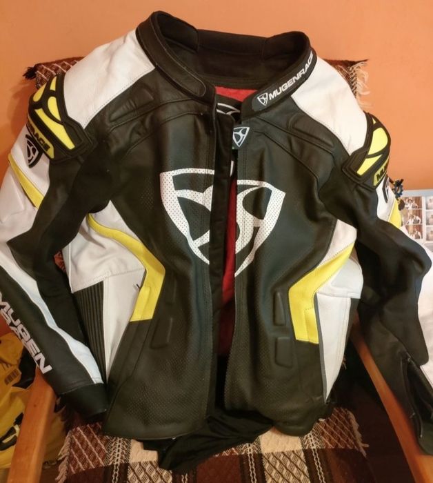 Kurtka skórzana motocyklowa rozmiar 4XL 60