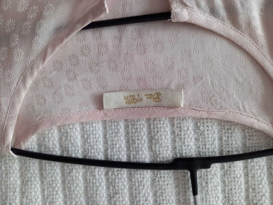 bluzka - tunika z jedwabiu w stylu boho, marka Bel Air