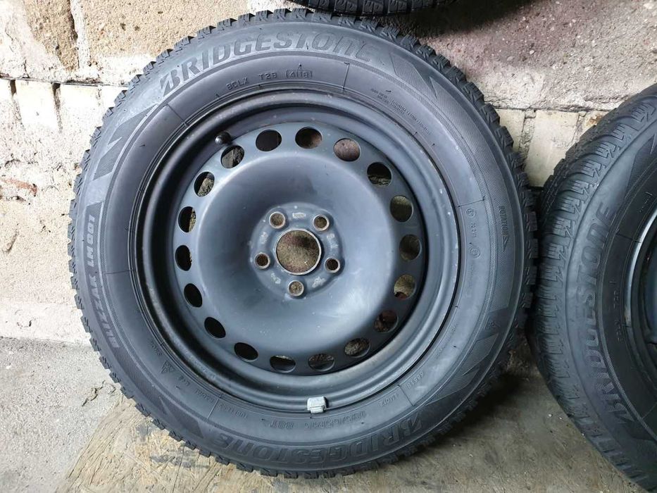 Felgi stalowe koła VW Skoda Seat R15 5x100 opony zimowe 185/65R15 5,5mm