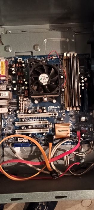 Płyta główna Asrock  Am2  plus procesor plus ram