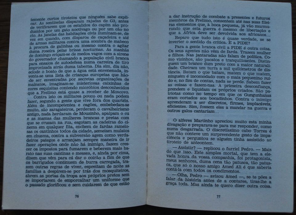 Uma Noite Na Guerra (Ultramar/Moçambique) de Carlos Coutinho