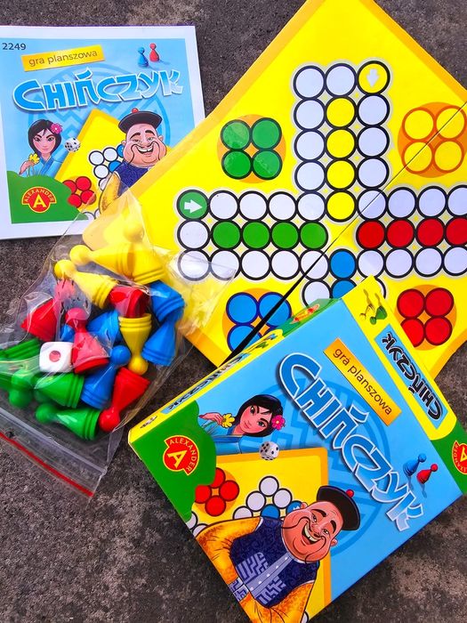 Chińczyk gra podróżna kieszonkowa dla dzieci nowa