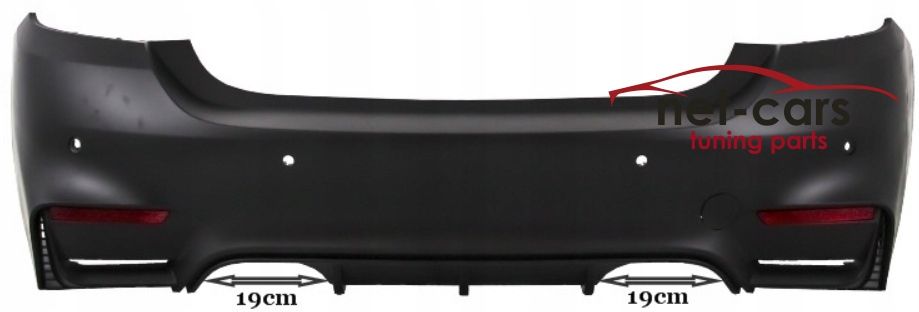 Zderzak przód i tył + grill + progi BMW 3 F30 wzór M3 EVO pod halogeny