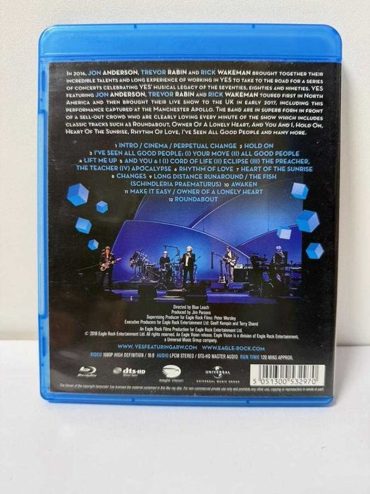 Yes  - 50th Anniversary Live At The Apollo Koncert na Blu-ray