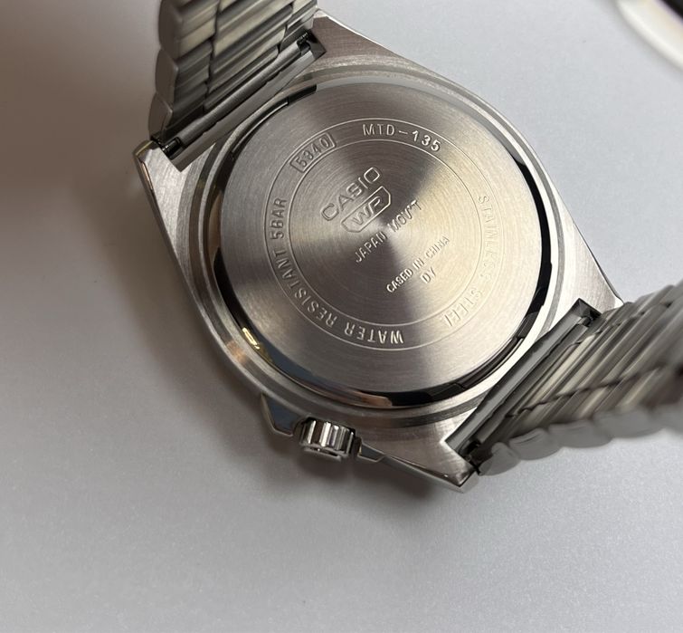 Класичний годинник касіо, чоловічі касіо, casio mtd-135d-2avdf