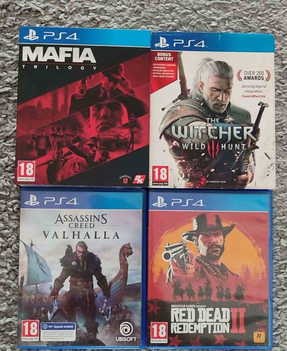 Продам ігри PS4 оригінал RDR2,Mafia trilogy