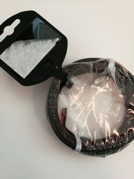 Cabo / fio polarizado bicolor 10m 2x0,75mm2 preto e vermelho