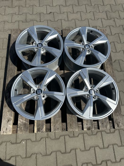 5x100 7,5jx17 et46 17” OE seat audi vw skoda komplet nowe