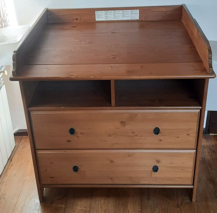 Ikea leksvik przewijak komoda z szufladami