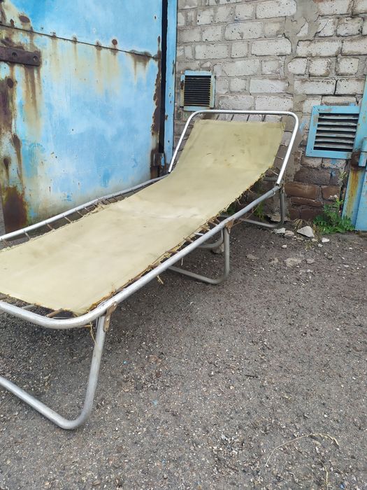 Раскладушка алюминиевая