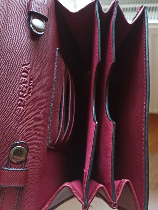 Сумка , клатч PRADA і шкіряна візитниця
