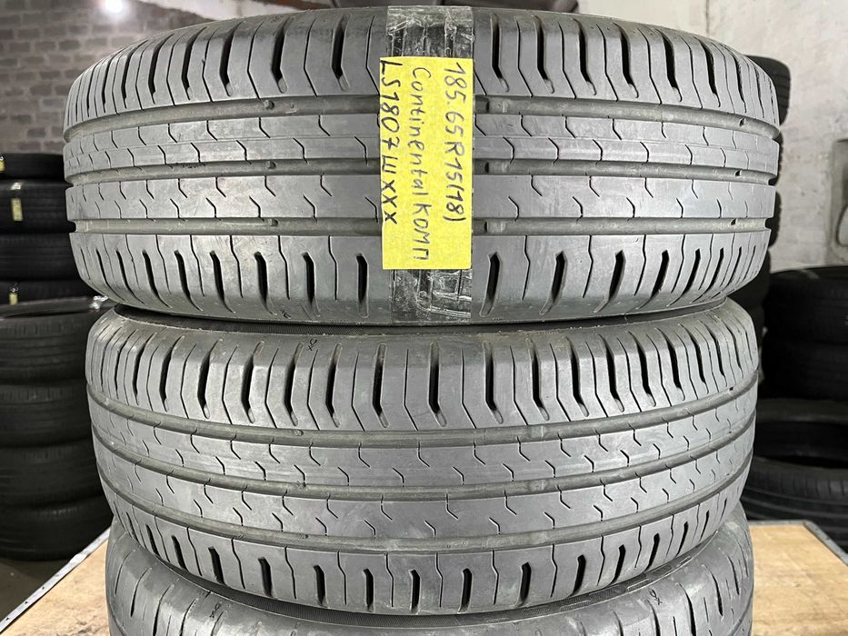 LS1807 Літні шини 185/65r15 Continental ContiEcoContact 5 комплект резина р15