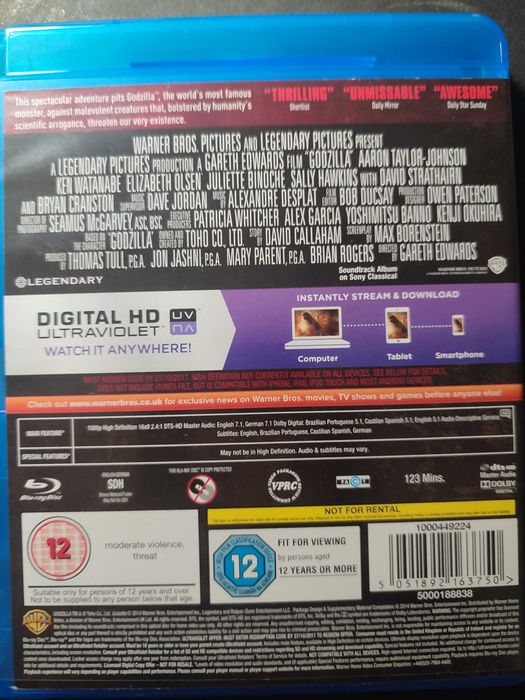 Godzilla - Blu-ray (USADO)