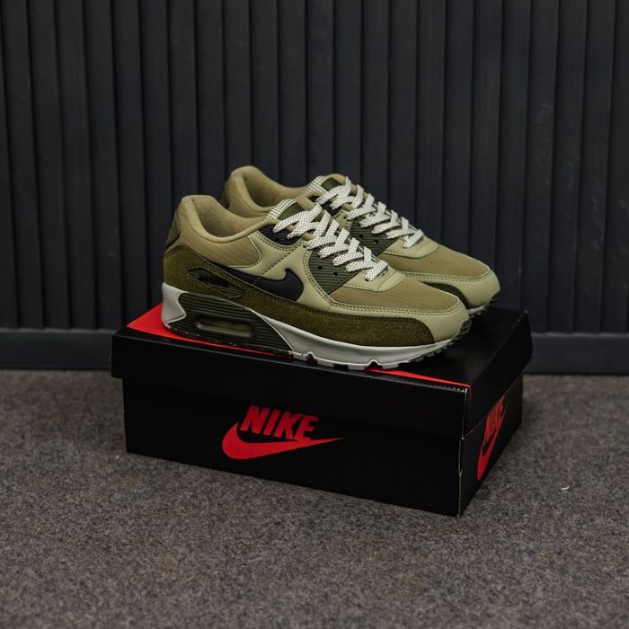Кросівки Nike Air Max 90 Olive/Green premium | Кроссовки Найк чоловічі жіночі