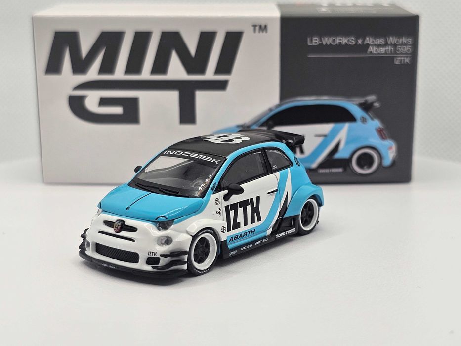 MiniGT Abarth 595 LB-WORKS x Abas Works IZTK