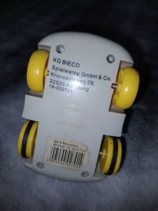 Іграшка для дитини, що самостійно карбонується поліція Bieco Push & Go