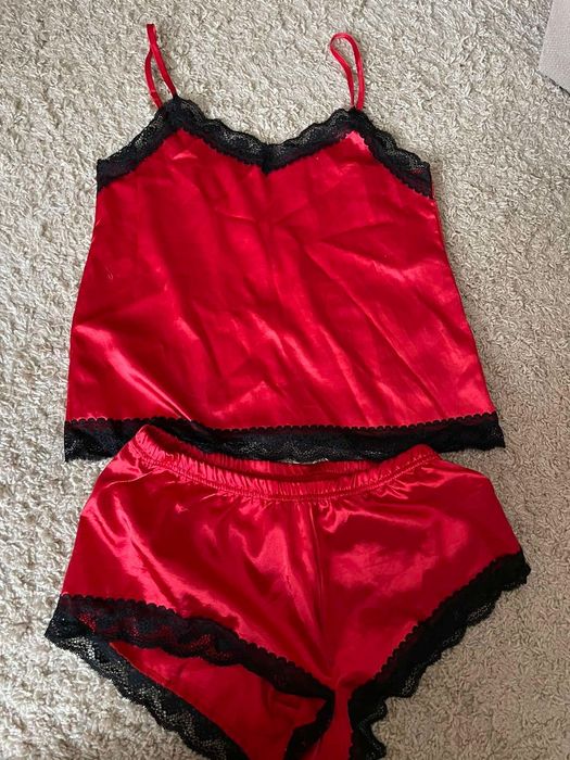 Пижама женская красная