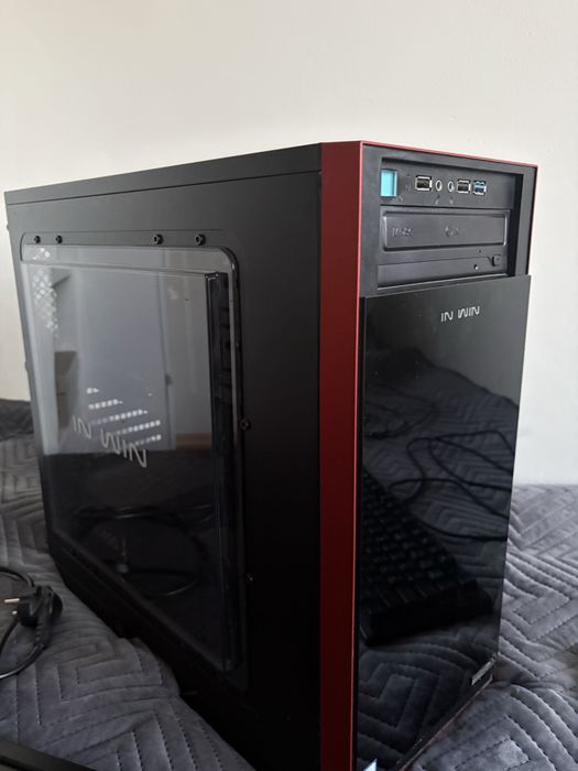 Komputer PC + monitor + akcesoria | i5 + GTX 1050 Ti | gotowy zestaw