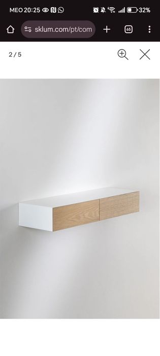 Consola de parede Sklum