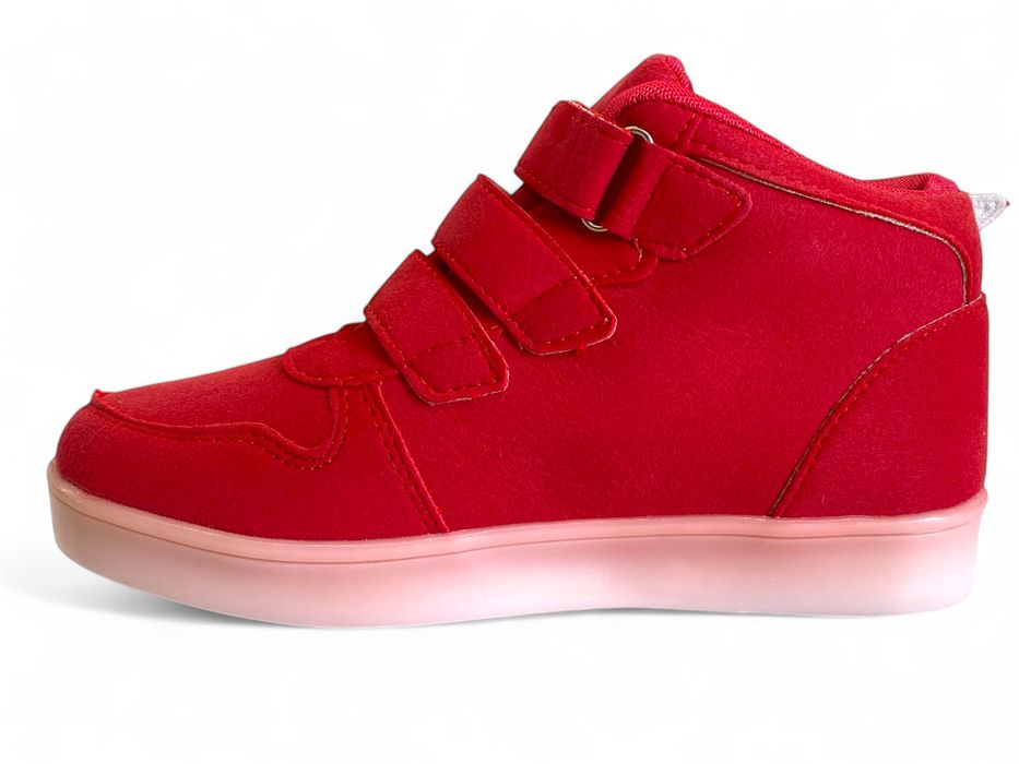 Sportowe buty dziecięce szkolne na rzepy led świecące 6597 rozm. 35