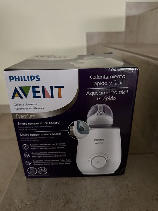 Aquecedor biberões Philips novo
