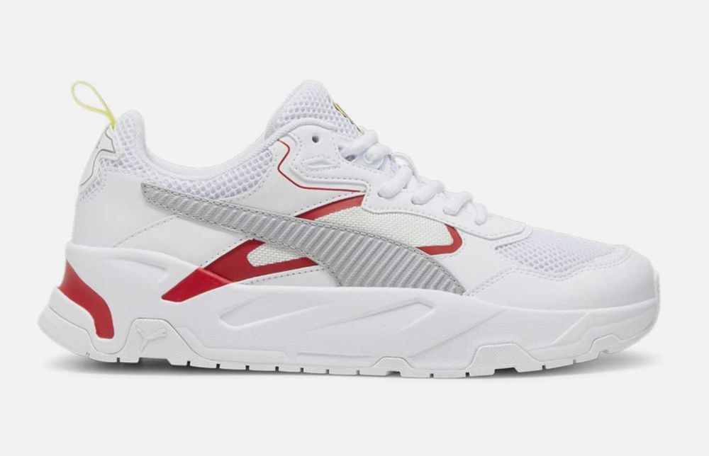 Чоловічі кросівки PUMA Scuderia Ferrari Trinity (307950-04), білі, розмір 45 / US 11.5 / 29.5 см