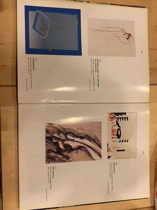 catálago ilustrado de antiguidades arte e pintura Leiria e Nascimento