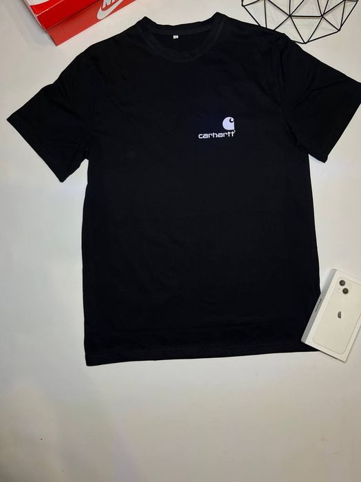 Футболка CARHARTT/чорна/футболки/ Кархарт/КАРХАРТ/Ангел /WIP/ВІП/ВІП/ унісекс/ Angel WIP.