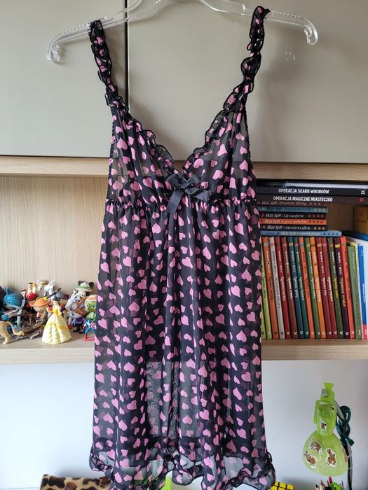 NOWA Koszula nocna w serduszka rozm.M