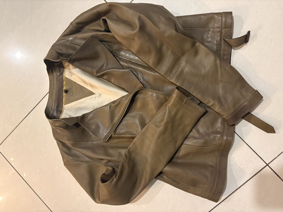Kurtka skorzana Massimo Dutti