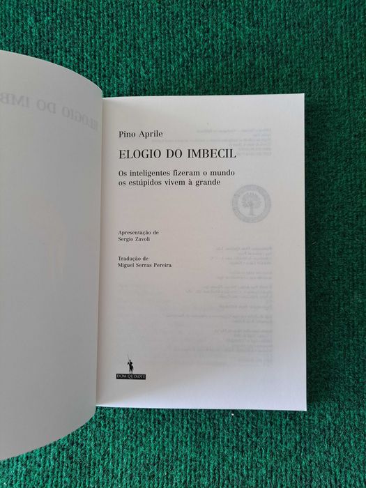 Elogio do Imbecil - Pino Aprile