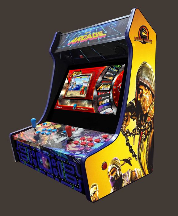 Maquina arcade bartop jogos hyperspin
