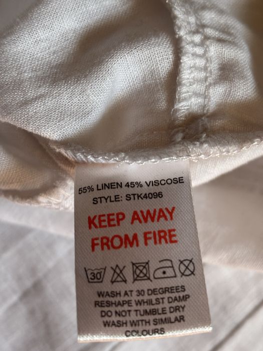 Lniana bluzka,baskinka