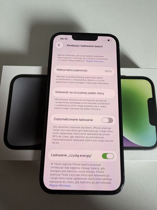 Bateria 100% iPhone 14 128gb Midnight