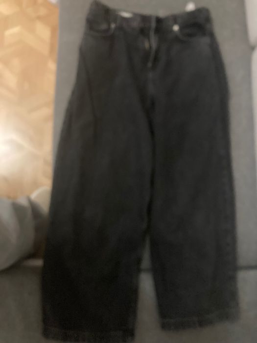 Spodnie jeans czarne ZARA 164