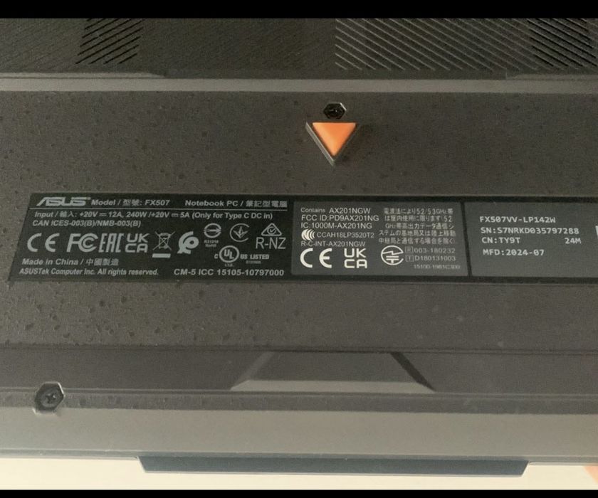 Asus gaming tuf f15