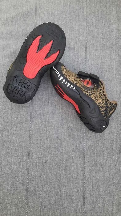 Dinosaur Sneakers with Teeth and Everything, Size 26 :)