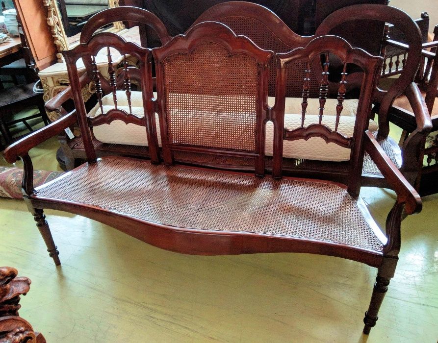 Banco 3 lugares Palhinha