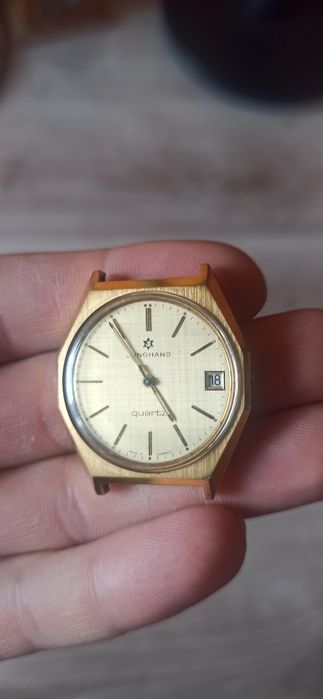 Niemiecki zegarek vintage JUNGHANS Quartz / DO NAPRAWY / lata 70/80