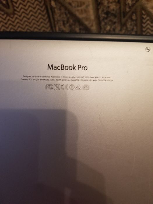 Macbook pro 15 a1398 2014рік