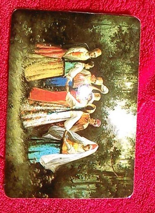LIV4 - Conjunto de 6 calendários da Associação Portugal-Russia 1986.