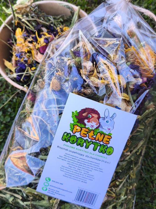 Mieszanka ziołowa dla chomika,  gryzoni, kwiaty, zioła, Herbal 100g