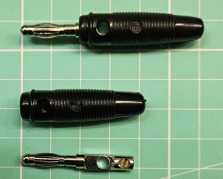 10szt. Wtyk bananowy 4mm 10A