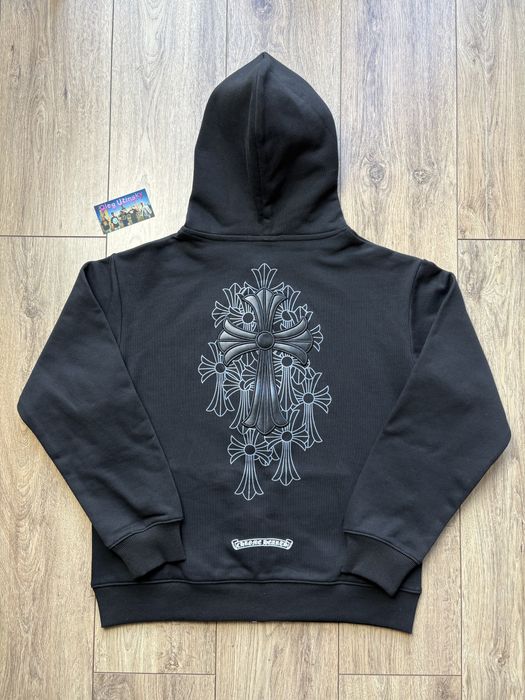 Chrome Hearts Zip Up Hoodie (Black) (Bluza)