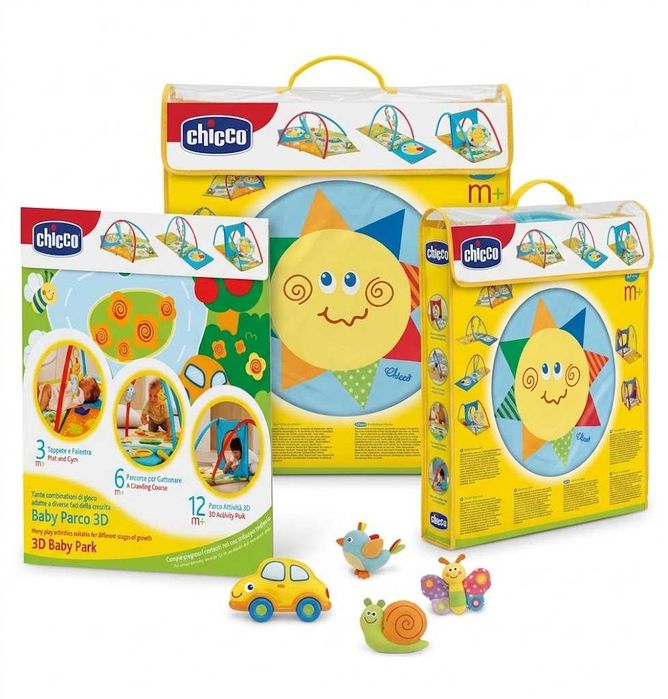 Chicco Baby Parque 3D –praticamente novo- Tapete de Atividades