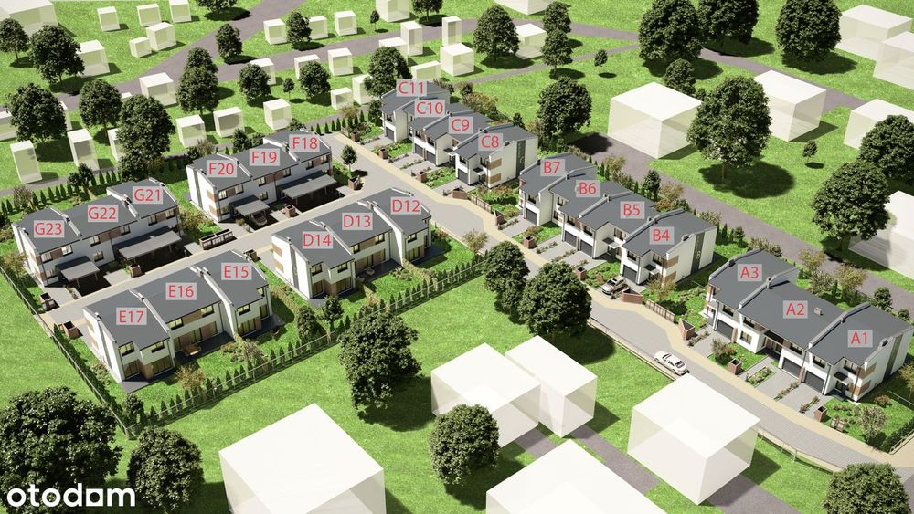 Tychy, ul. Wąska - Segment wewnętrzny 123m2, 5 pokoi, duży ogród