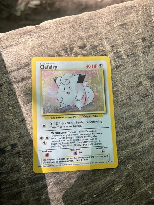 Karta Clefairy z 1995