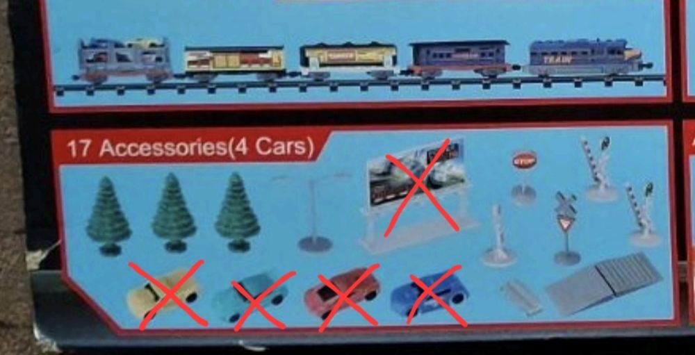 Залізниця Рower train 2 набори за 630 грн