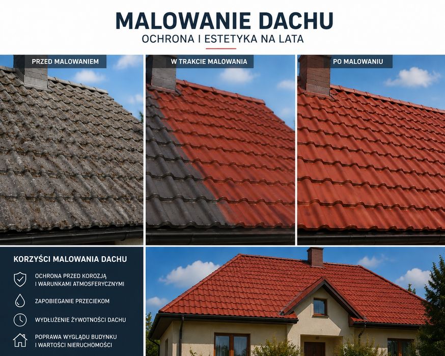 Malowanie Dachów Atrakcyjne Ceny (Podkarpackie )