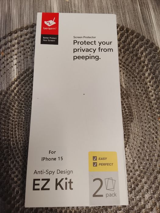 Szkło iPhone 15 z ramką